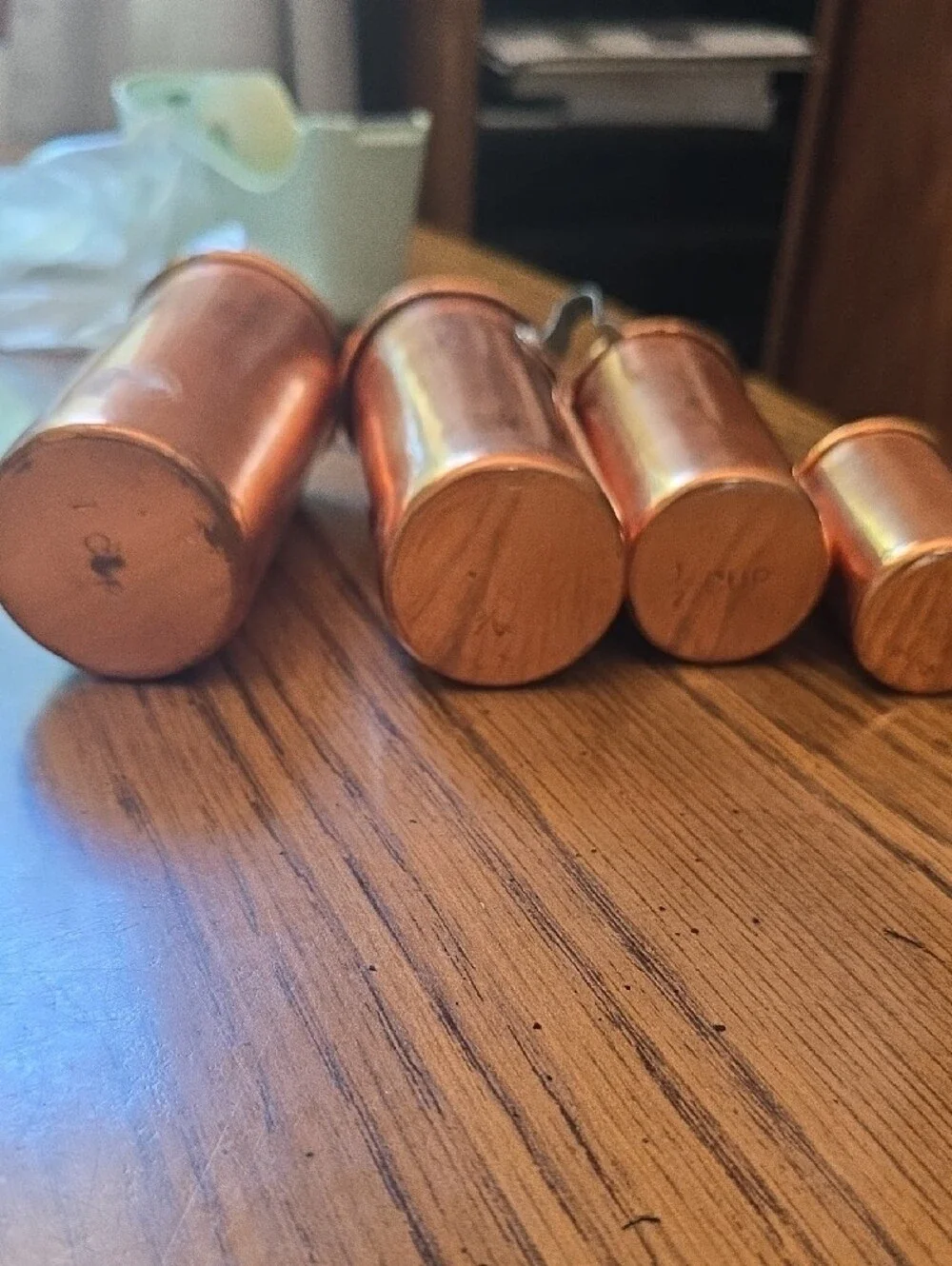 Copper Measuring Cup Set - Copper Finish